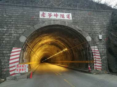 陕西渭南市老爷岭隧道照明工程